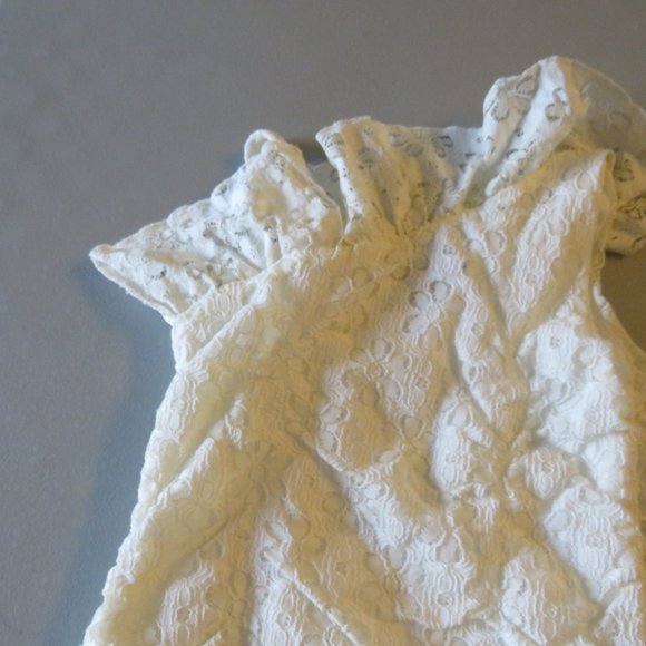 White Amy Byer Dress Size 12 - Picture 6 of 7